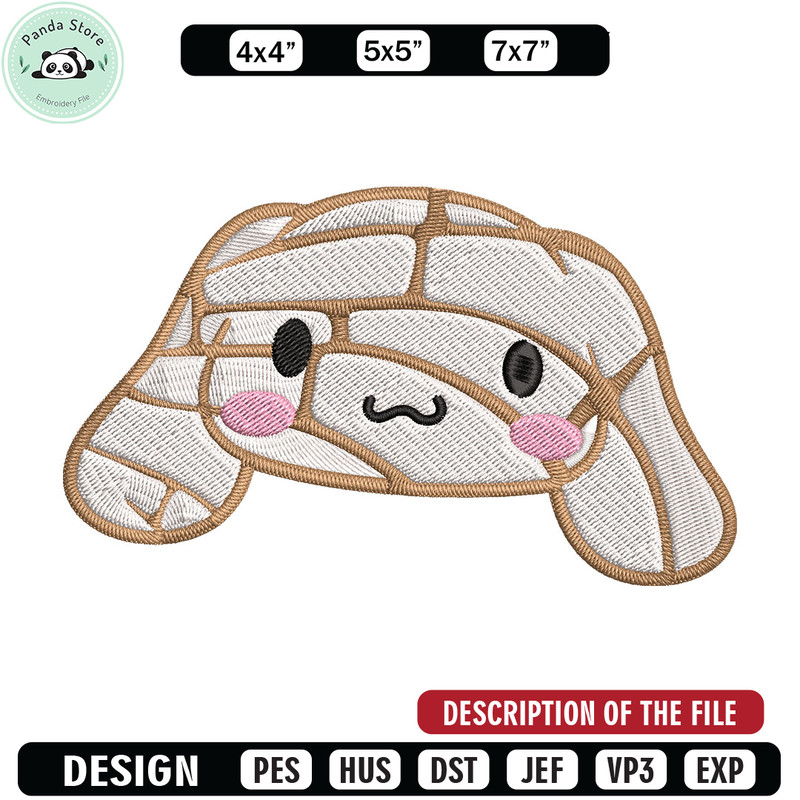 Cinnamoroll Mummy Embroidery Design, Cinnamoroll cartoon Embroidery, Embroidery File, Cartoon shirt, Digital download.jpg