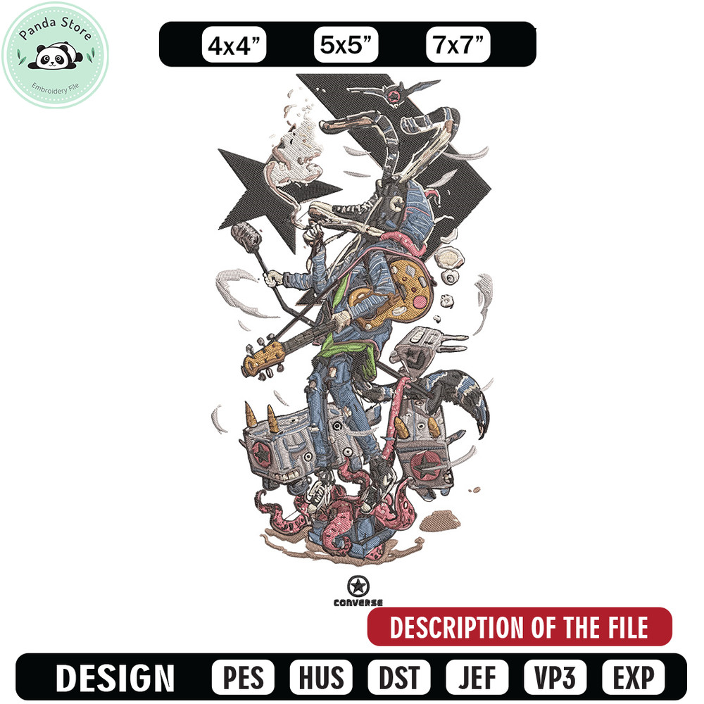 Converse logo Embroidery Design, Converse Embroidery, Embroidery File, Anime Embroidery, Anime shirt, Digital download.jpg