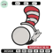 Dr seuss hat Embroidery Design, Dr seuss hat Embroidery, Embroidery File, logo shirt, Embroidery logo, Digital download.jpg