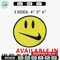 Emoji smile x nike embroidery design, Brand design, Embroidered shirt, Brand shirt, Brand Embroidery, digital download.jpg