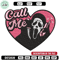 Ghostface Scream Embroidery design, Horror Embroidery, Embroidery File, logo design, logo shirt, Digital download.jpg