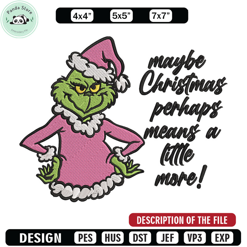 Grinch chrismas Embroidery Design, Grinch Embroidery, Embroidery File, Chrismas Embroidery, Anime shirt,Digital download.jpg