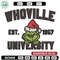 Grinch Whoville University Christmas Embroidery design, Grinch Christmas Embroidery, Grinch design, Digital download 1.jpg
