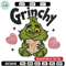 Grinchy cute Embroidery Design, Grinch Embroidery, Embroidery File, Chrismas Embroidery, Anime shirt,Digital download.jpg