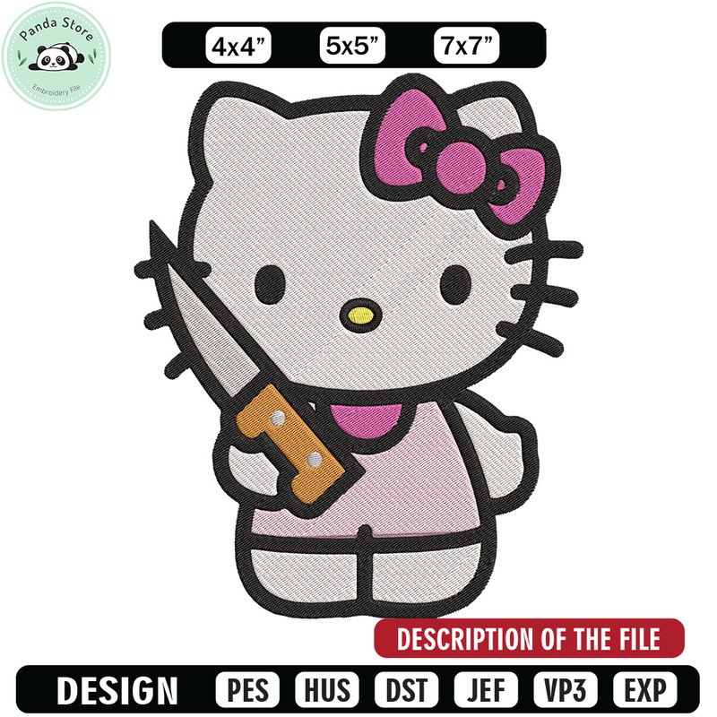 Hello kitty knife Embroidery Design, Hello kitty Embroidery, Embroidery File, Anime Embroidery, Digital download.jpg