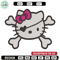 Hello kitty logo Embroidery Design, Hello kitty Embroidery, Embroidery File, Anime Embroidery, Digital download 1.jpg