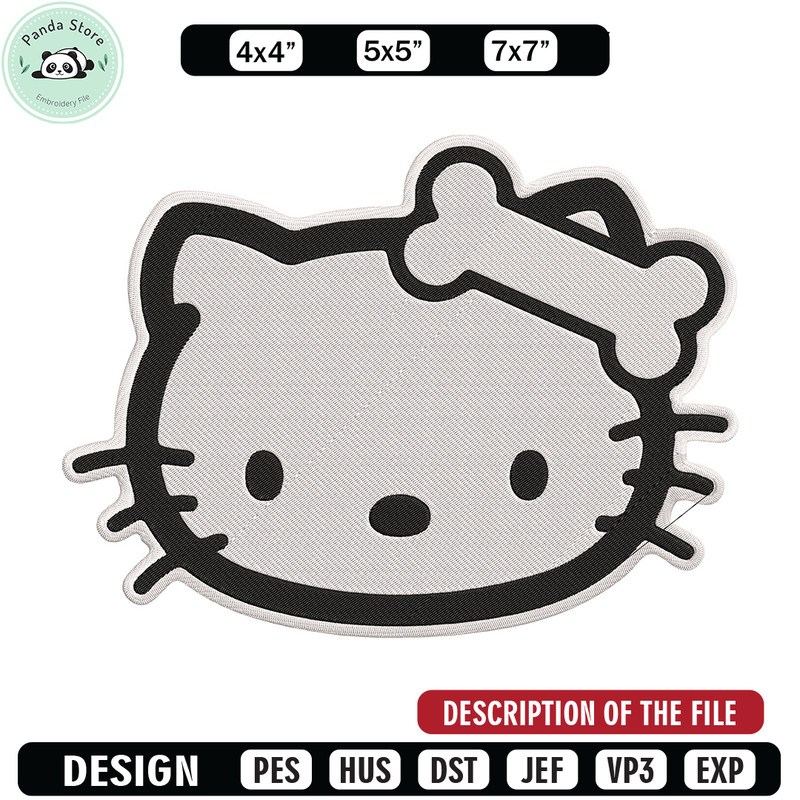 Hello kitty sticker Embroidery Design, Hello kitty Embroidery, Embroidery File, Anime Embroidery, Digital download.jpg