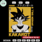 Kakarot Embroidery Design, Dragonball Embroidery, Embroidery File, Anime Embroidery, Anime shirt, Digital download 1.jpg