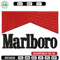 Marlboro logo embroidery design, Embroidered shirt, Brand shirt, Brand Embroidery, Brand design, digital download.jpg