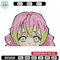 Mitsuri Peeker Embroidery Design, Demon slayer Embroidery, Embroidery File, Anime Embroidery, Digital download.jpg