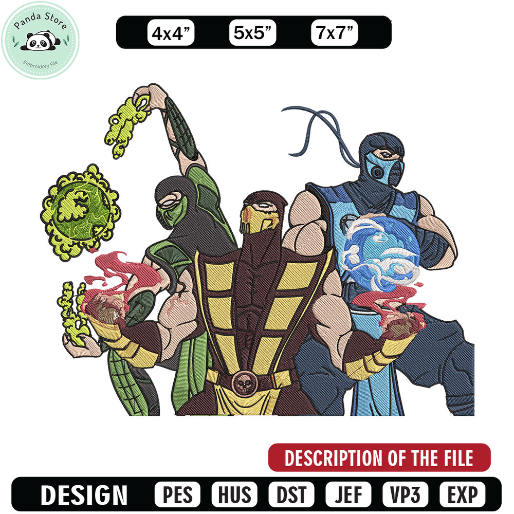 Mortal Kombat Ninja Embroidery Design, Mortal Embroidery, Embroidery File, Anime Embroidery,Anime shirt,Digital download.jpg