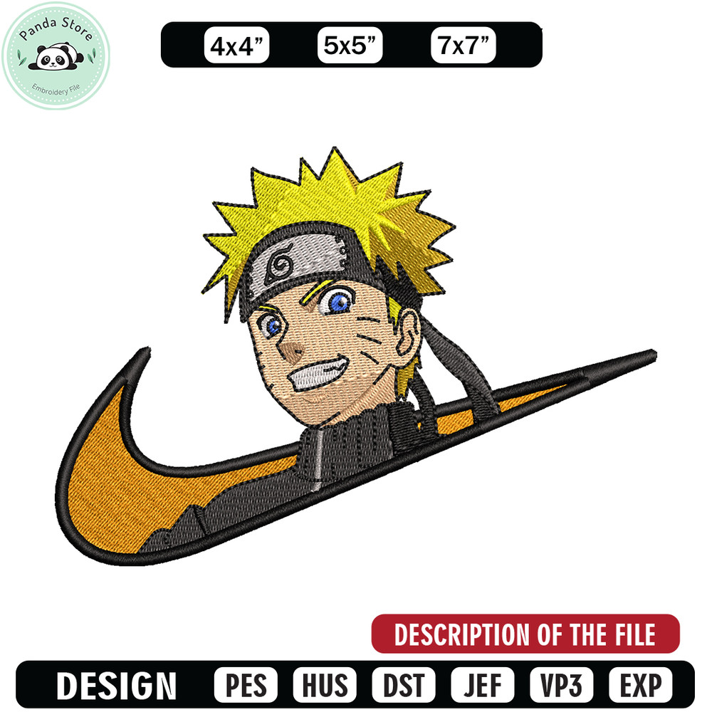 Naruto smile Nike embroidery design, Naruto embroidery, Nike design, anime design, anime shirt, Digital download.jpg