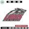 New Mexico Lobos logo embroidery design, Sport embroidery, logo sport embroidery, Embroidery design, NCAA embroidery 1.jpg