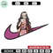 Nezuko x nike Embroidery Design, Demon slayer Embroidery,Embroidery File, Nike Embroidery, Anime shirt, Digital download.jpg