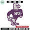 Niagara University logo embroidery design,NCAA embroidery, Sport embroidery,logo sport embroidery,Embroidery design.jpg