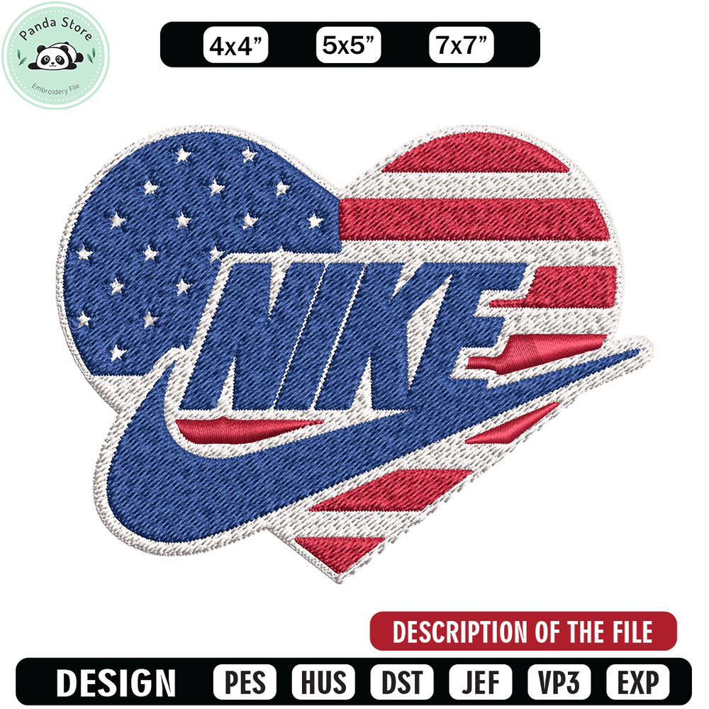 Nike american Embroidery Design, Brand Embroidery, Nike Embroidery, Embroidery File, Logo shirt, Digital download.jpg