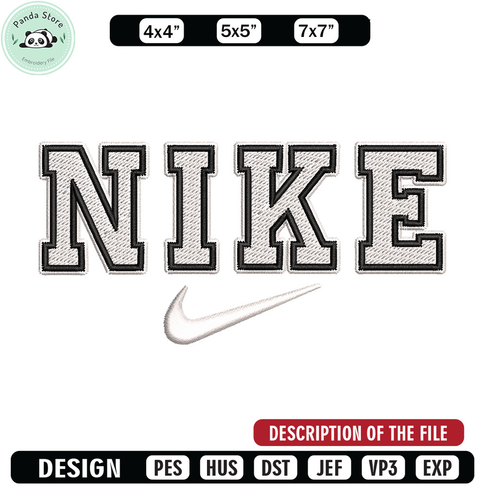 Nike black white embroidery design, Nike embroidery, Nike design,Embroidery file,Embroidery shirt,Digital download.jpg
