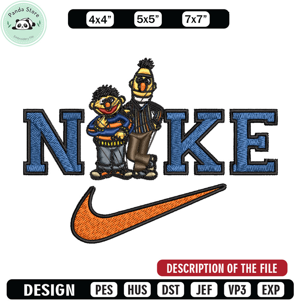 Nike cartoon Embroidery Design, Nike Embroidery, Brand Embroidery, Embroidery File, Logo shirt, Digital download.jpg