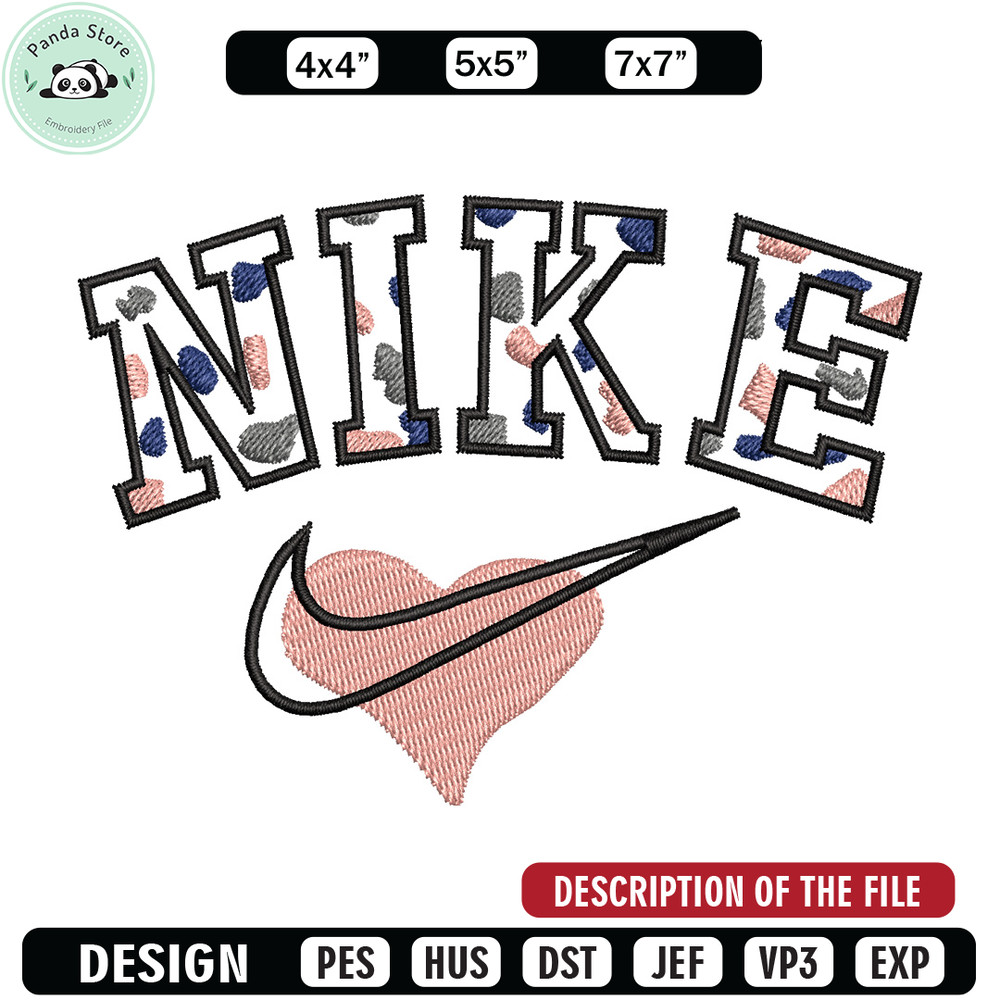 Nike heart embroidery design, Nike embroidery, Nike design, Embroidery shirt, Embroidery file, Digital download.jpg