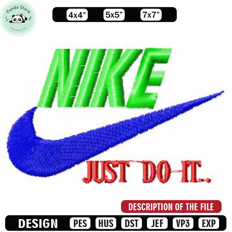 Nike just do it embroidery design, Embroidery design, Nike design, Embroidered shirt, Logo Embroidered, digital download.jpg