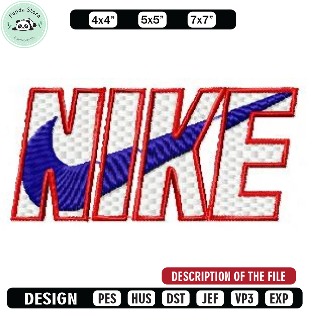 Nike logo red embroidery design, Embroidered shirt, Brand Embroidery, Brand design, Brand shirt, digital download.jpg