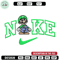 Nike mario green embroidery design, Mario embroidery, Nike design, Embroidery shirt, Embroidery file, Digital download.jpg