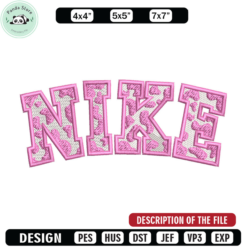 Nike pink color Embroidery Design, Brand Embroidery, Nike Embroidery, Embroidery File, Logo shirt, Digital download.jpg