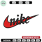 Nike red embroidery design, Nike embroidery, Nike design, Embroidery file,Embroidery shirt, Digital download.jpg