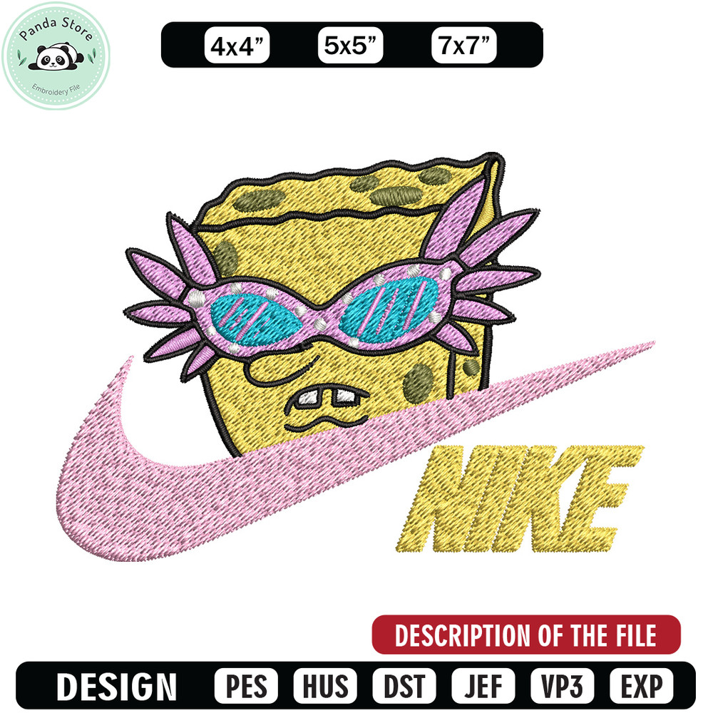 Nike spongebob Embroidery Design, Nike Embroidery, Brand Embroidery, Embroidery File, Logo shirt, Digital download.jpg