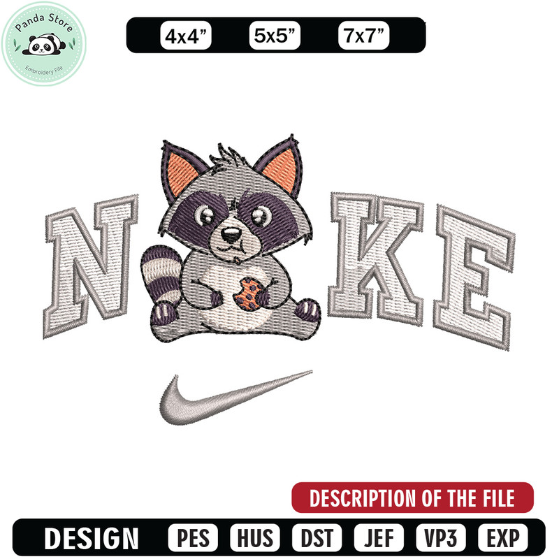 Nike squirrel embroidery design, Squirrel embroidery, Nike design, Embroidery shirt, Embroidery file, Digital download.jpg