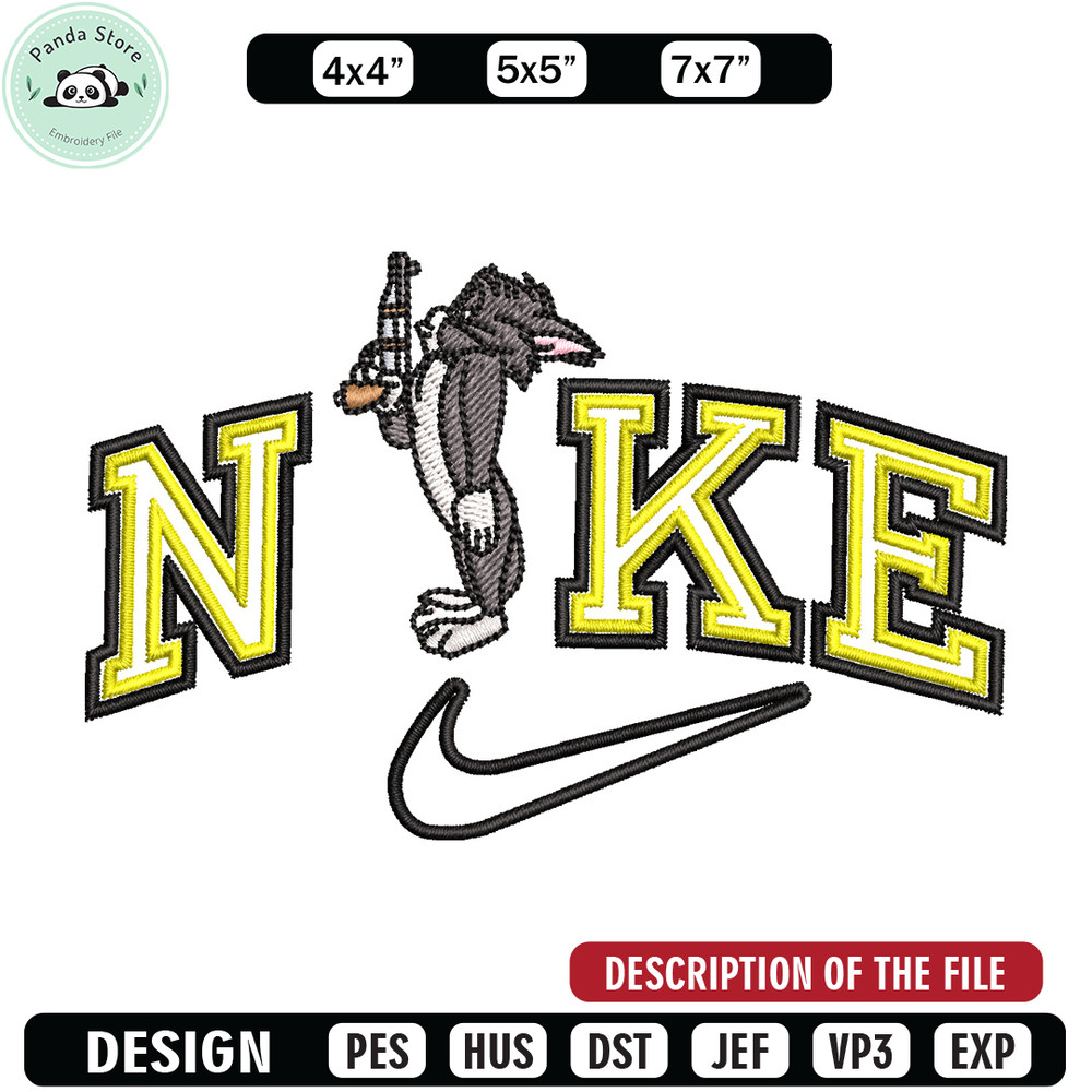 Nike tom gun embroidery design, Tom and jerry embroidery, Nike design,Embroidery file,Embroidery shirt,Digital download.jpg