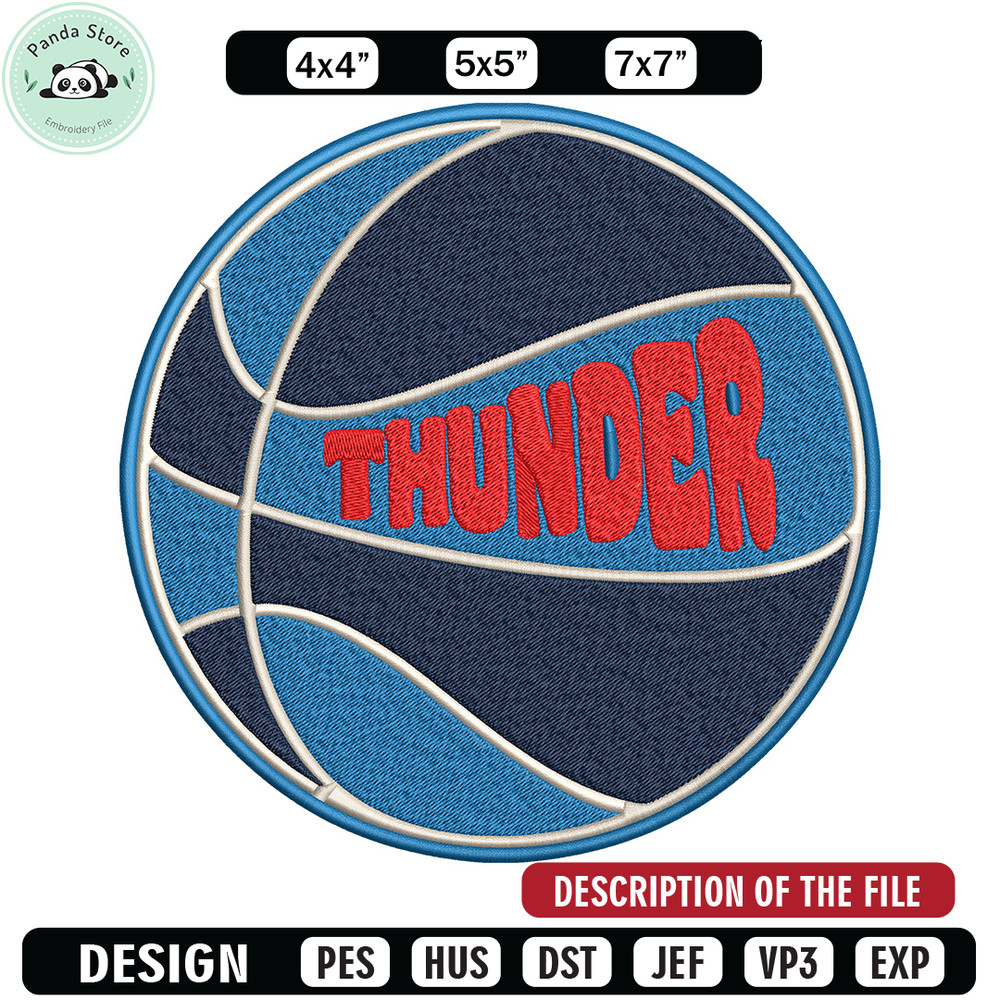 Oklahoma Thunder logo embroidery design,NBA embroidery, Sport embroidery, Embroidery design, Logo sport embroidery.jpg