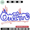 On fire embroidery design, Embroidery design, Sale design, Embroidered shirt, Logo Embroidered, digital download.jpg