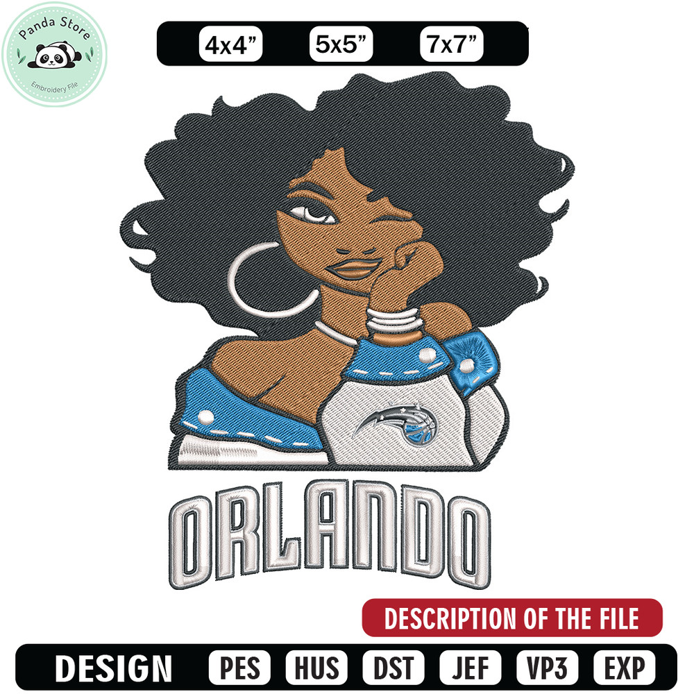 Orlando Magic girl embroidery design, NBA embroidery, Sport embroidery,Embroidery design ,Logo sport embroidery.jpg