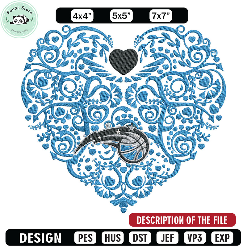 Orlando Magic heart embroidery design, NBA embroidery, Sport embroidery,Embroidery design ,Logo sport embroidery.jpg