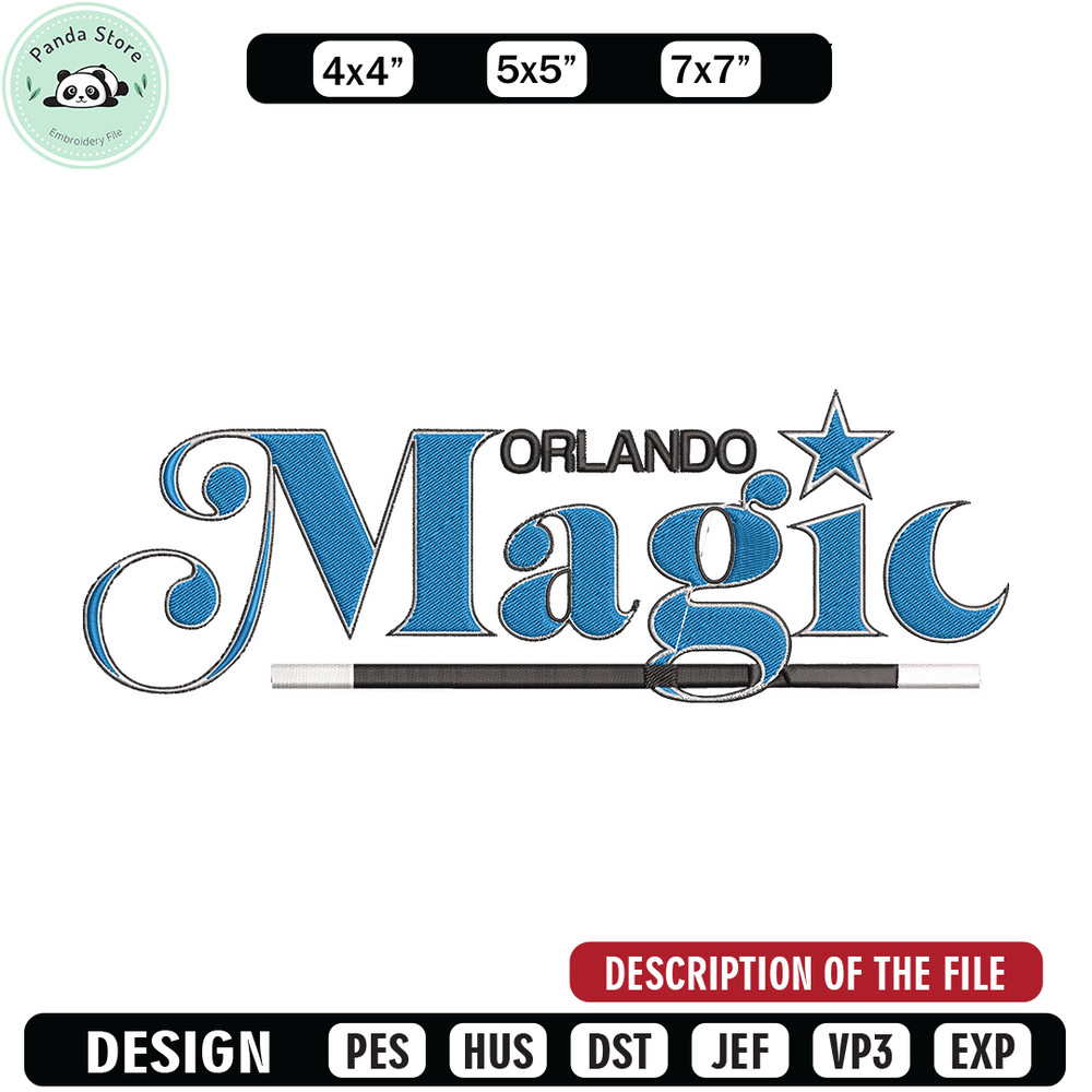 Orlando Magic logo embroidery design, NBA embroidery, Sport embroidery, Embroidery design, Logo sport embroidery.jpg
