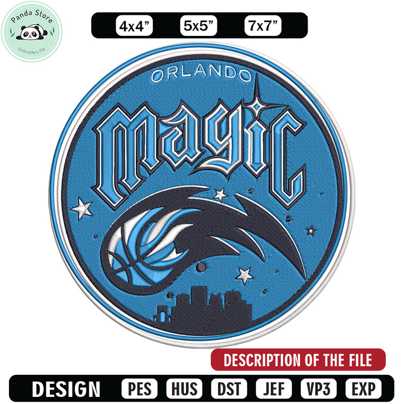 Orlando Magic logo embroidery design, NBA embroidery, Sport embroidery, Embroidery design,Logo sport embroidery 1.jpg
