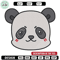 Panda face Embroidery Design, Jujutsu Embroidery, Embroidery File, Anime Embroidery, Anime shirt, Digital download.jpg
