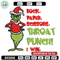 Rock Paper Scissors Throat Punch Grinch Embroidery design, Grinch Christmas Embroidery, Grinch design, Digital download.jpg