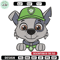 Rocky dog Embroidery Design, Paw patrol Embroidery, Embroidery File, Anime Embroidery, Anime shirt, Digital download.jpg