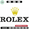 Rolex logo embroidery design, Embroidered shirt, Brand Embroidery, Brand design, Brand shirt, digital download.jpg