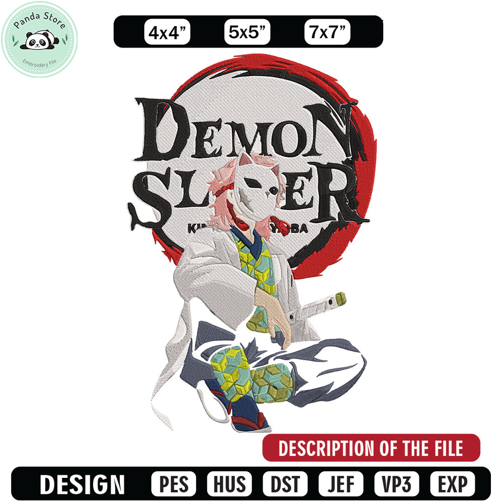 Sabito Poster Embroidery Design, Demon slayer Embroidery, Embroidery File, Anime Embroidery, Digital download.jpg