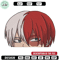 Shouto Peeker Embroidery Design, Mha Embroidery, Embroidery File, Anime Embroidery,Anime shirt, Digital download.jpg