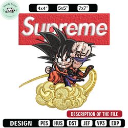 son goku dragon ball supreme embroidery design, dragon ball embroidery, anime design, embroidery file, instant download