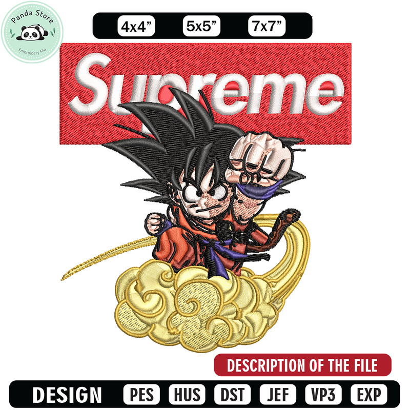 Son Goku Dragon Ball Supreme Embroidery design, Dragon Ball Embroidery, anime design, Embroidery File, Instant download.jpg