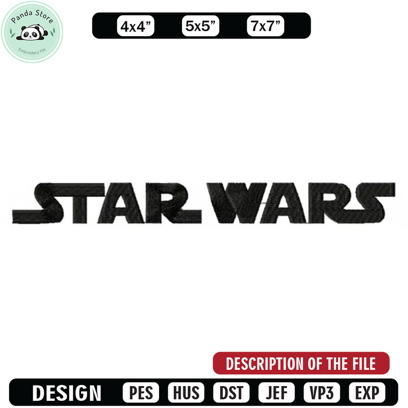 Star wars embroidery design, Embroidered shirt, Brand Embroidery, Brand design, Brand shirt, digital download.jpg