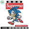 Supreme Sonic Embroidery design, Supreme Sonic Embroidery, cartoon design, Embroidery File, Instant download.jpg