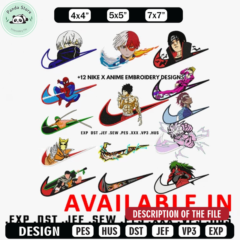 Swoosh Anime embroidery design part , Anime embroidery, Embroidered shirt, Anime shirt, Anime design, digital download.jpg