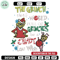 The grinch logo Embroidery design, Grinch christmas Embroidery, Grinch design, Embroidery File, Instant download.jpg