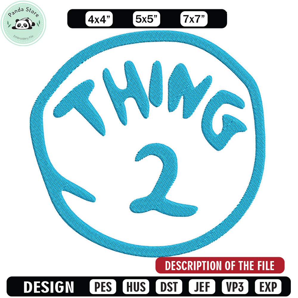 Thing Embroidery Design, Embroidery File, logo Embroidery, logo shirt, Embroidery design, Digital download.jpg